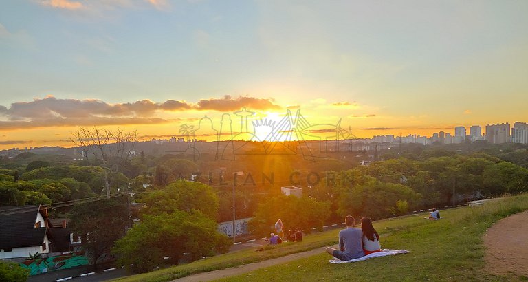 Estúdio moderno e charmoso em Pinheiros