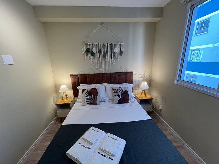 Charmoso e moderno com piscina e academia