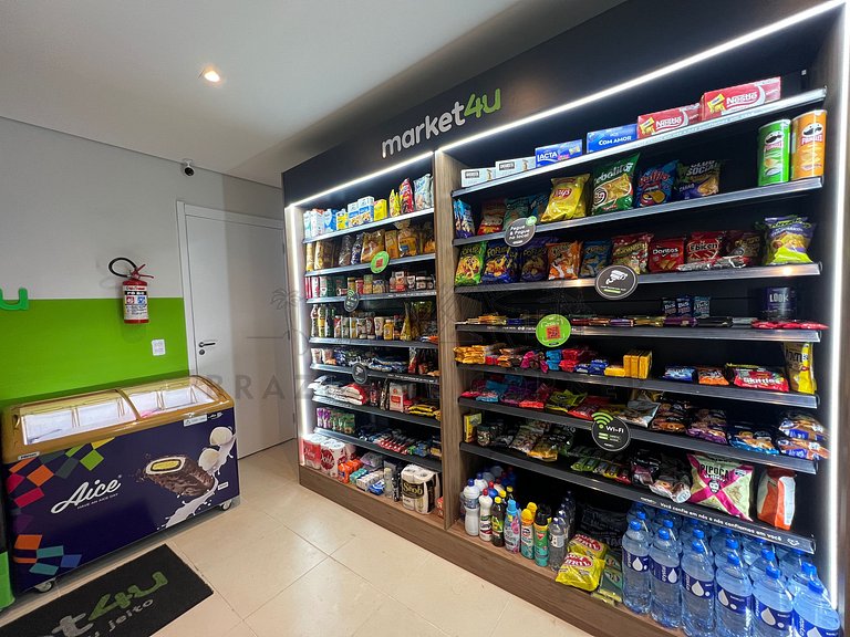 Charmoso e moderno com piscina e academia