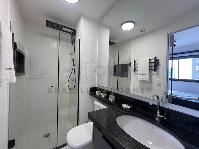 Moderno c/ AC, piscina e próx ao parque Ibirapuera