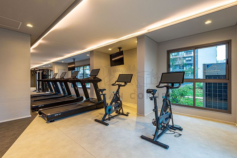 Moderno c/ AC, piscina e próx ao parque Ibirapuera