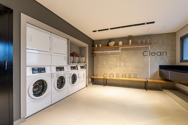 Moderno c/ AC, piscina e próx ao parque Ibirapuera