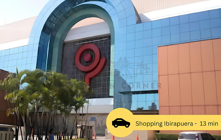 Moderno c/ AC, piscina e próx ao parque Ibirapuera