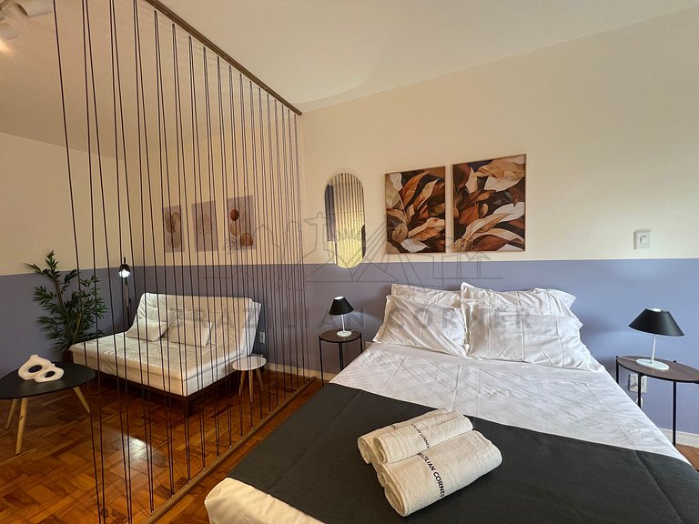 Estúdio charmoso com ótima localização