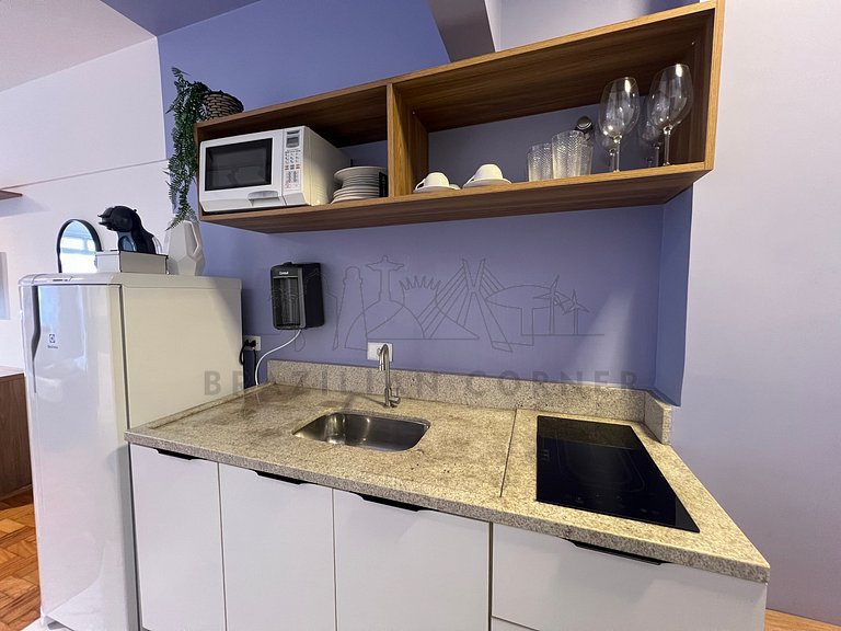 Estúdio charmoso com ótima localização