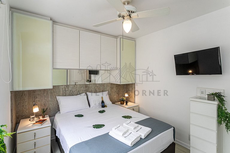 Comfortable and well located 300m from the beach