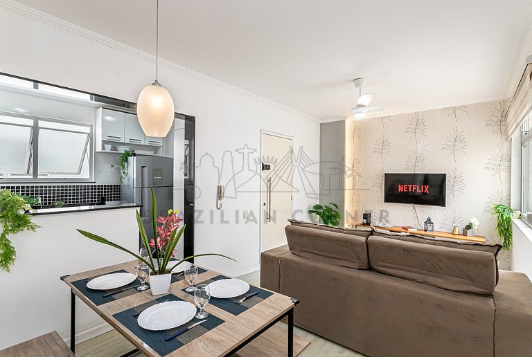 Comfortable and well located 300m from the beach