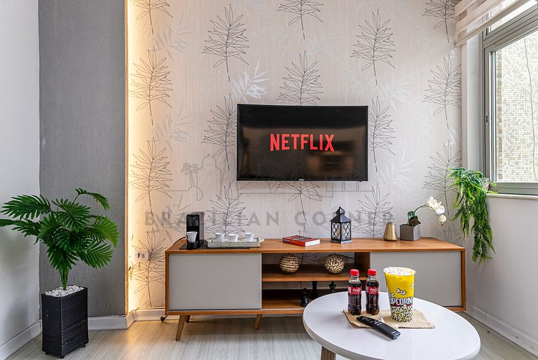 Confortável e bem localizado a 600m da praia