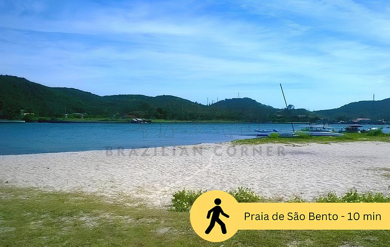 Confortável e bem localizado a 300m da praia