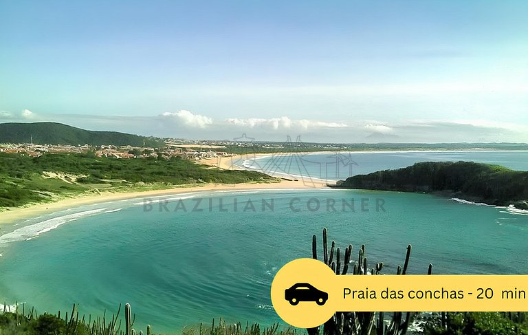 Comfortable and well located 300m from the beach