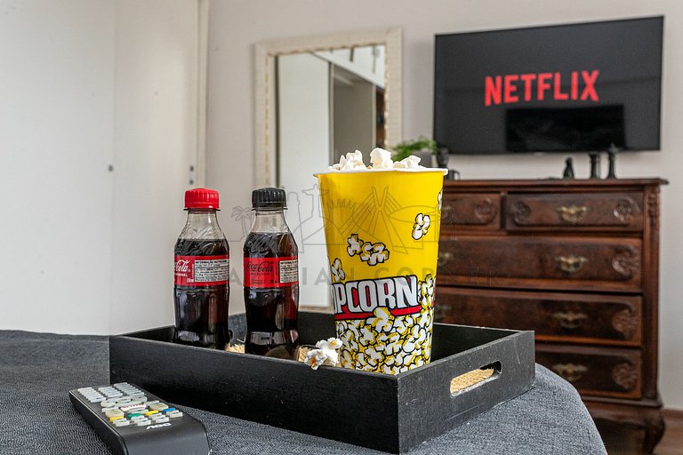 Vista incrível p/ o Cristo Redentor em Copacabana