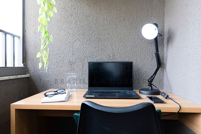 Near Ibirapuera Park w/ AC and Gym