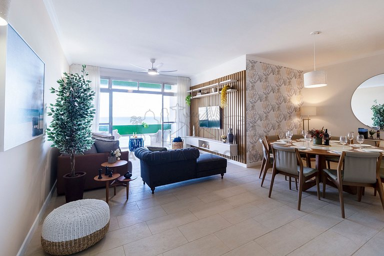 Beira-Mar com 5 Quartos e vista incrível