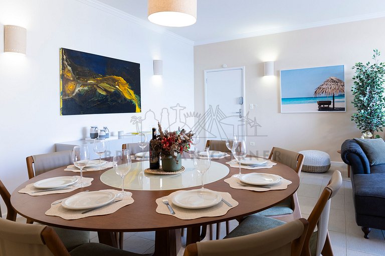 Beira-Mar com 5 Quartos e vista incrível