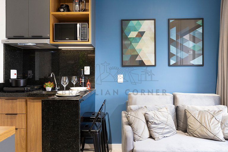 Modern w/ AC, Pool, and Near Ibirapuera Park