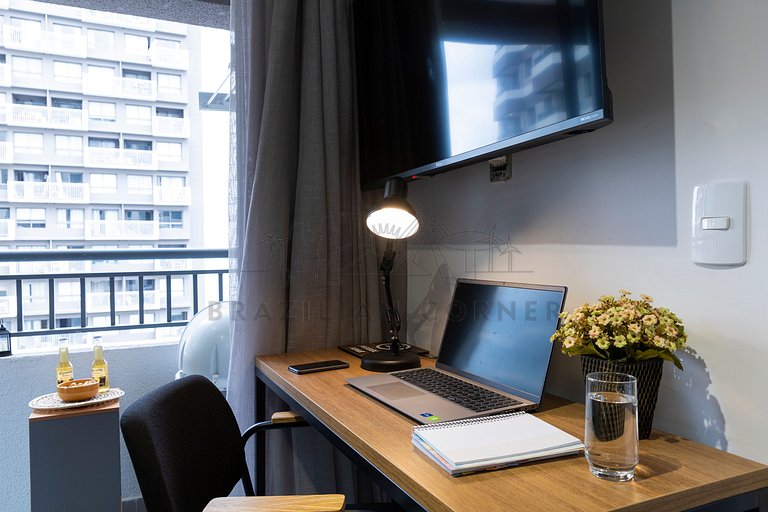 Modern w/ AC, Pool, and Near Ibirapuera Park