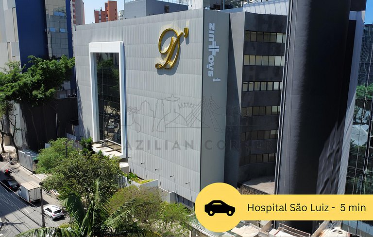 Modern w/ AC, Pool, and Near Ibirapuera Park