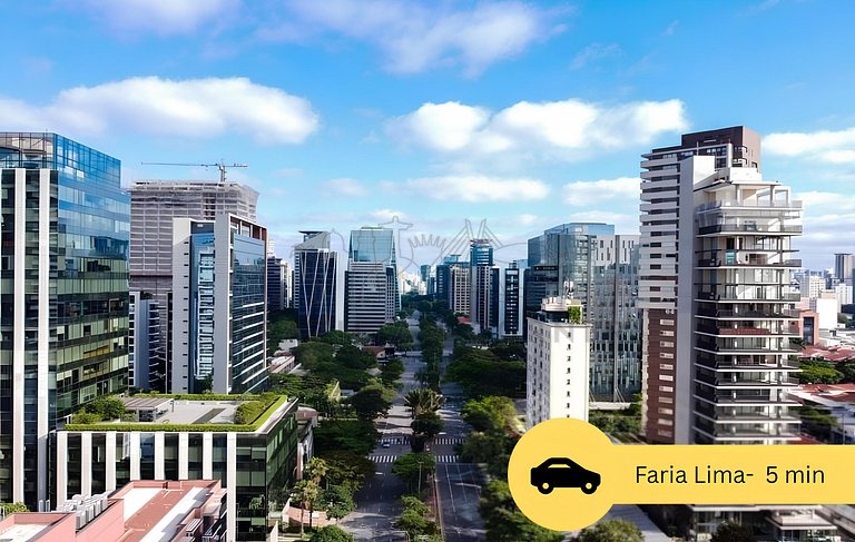 Modern w/ AC, Pool, and Near Ibirapuera Park