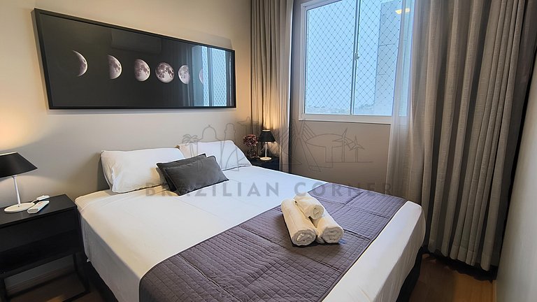 Near Arena MRV with parking and 2 bedrooms