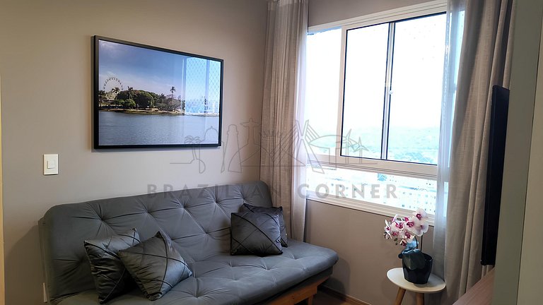Near Arena MRV with parking and 2 bedrooms