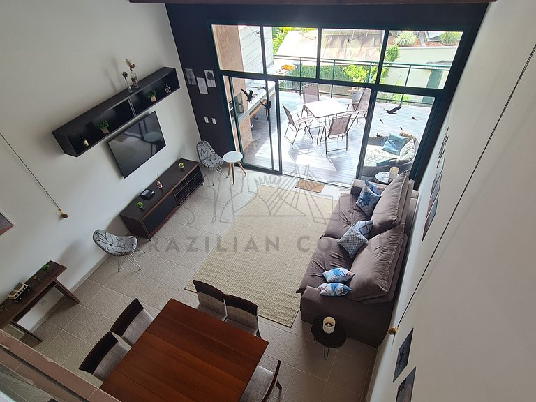 4 Bedrooms with Pool and AC at Praia do Una