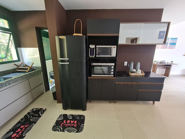 4 Bedrooms with Pool and AC at Praia do Una