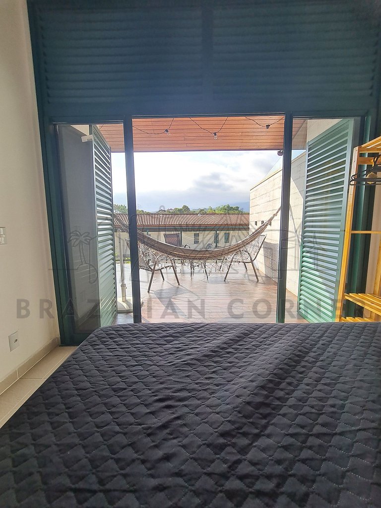 4 Bedrooms with Pool and AC at Praia do Una