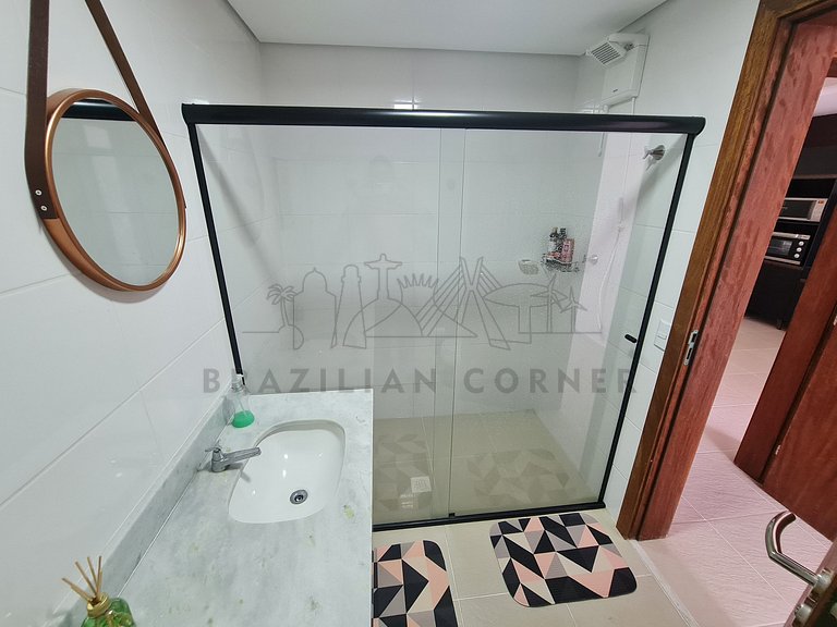 4 Bedrooms with Pool and AC at Praia do Una