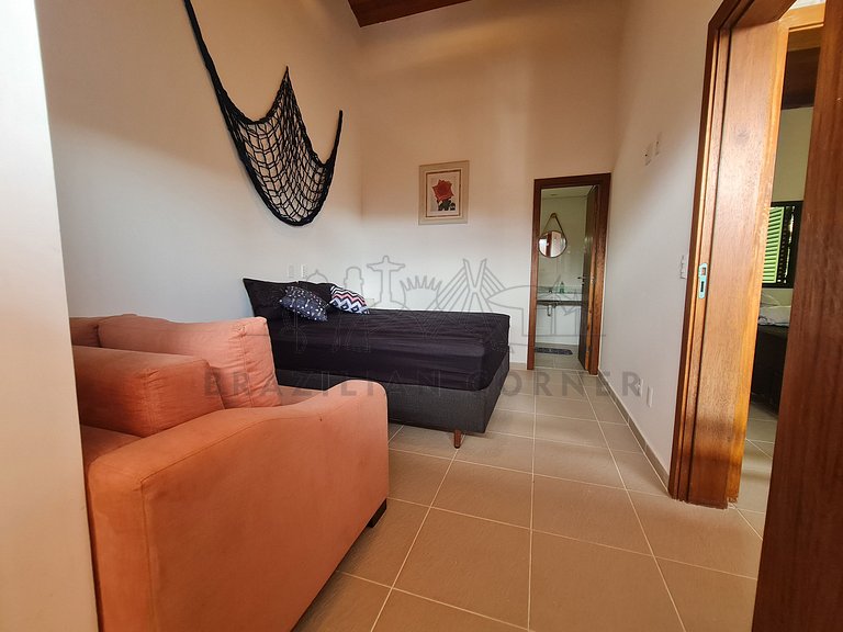 4 Bedrooms with Pool and AC at Praia do Una