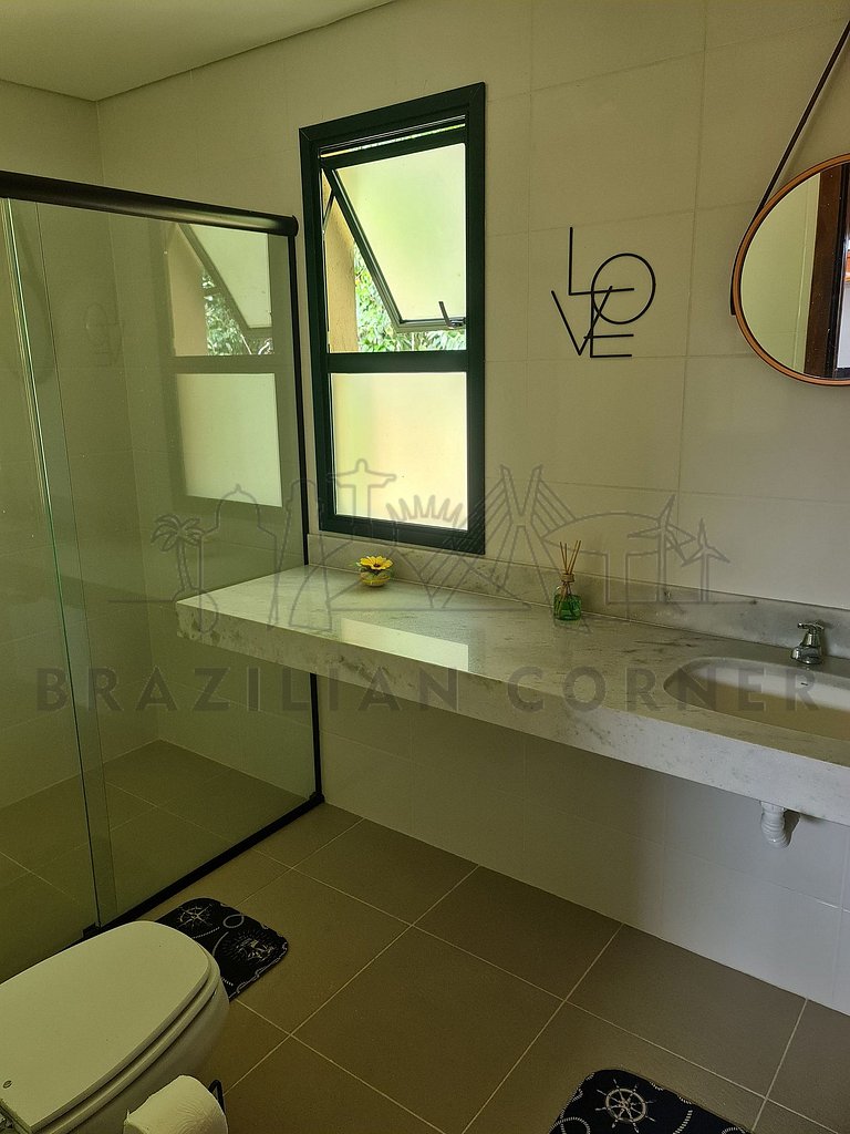 4 Bedrooms with Pool and AC at Praia do Una