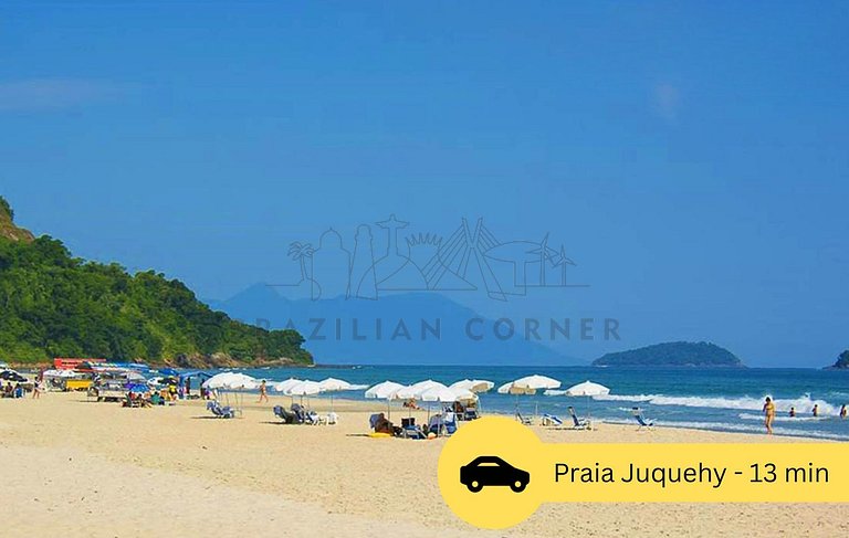 4 Bedrooms with Pool and AC at Praia do Una