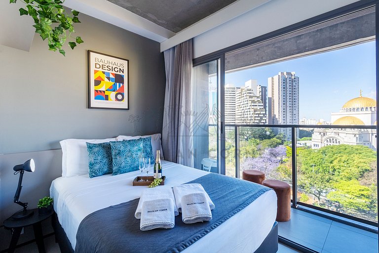 Amazing view with rooftop pool and gym