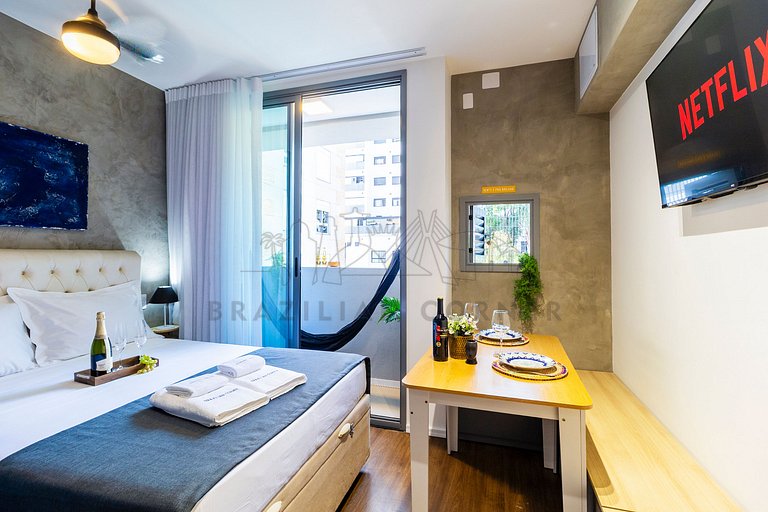 Modern and charming studio in Pinheiros