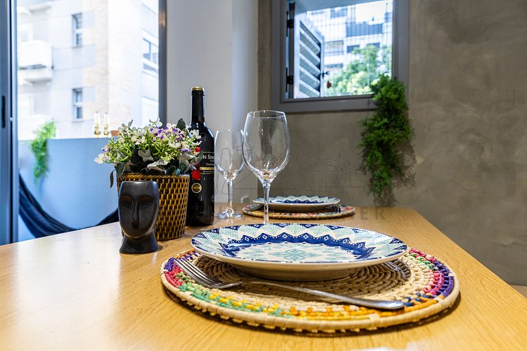 Estúdio moderno e charmoso em Pinheiros