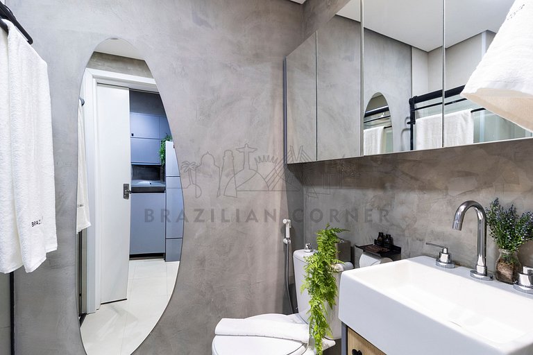 Modern and charming studio in Pinheiros