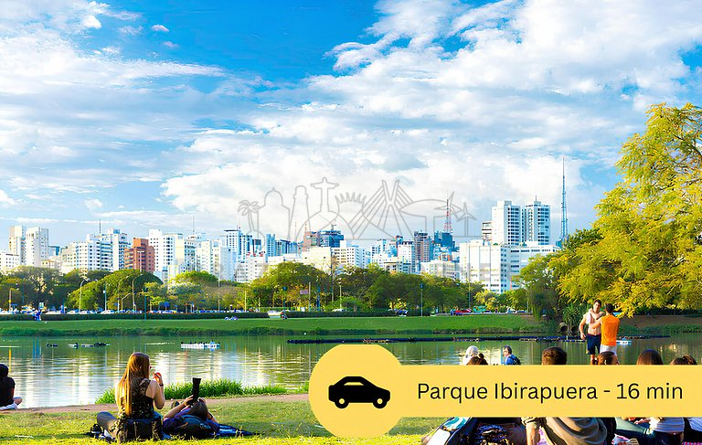 Estúdio moderno e charmoso em Pinheiros