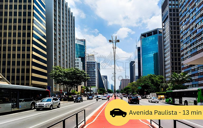 Estúdio moderno e charmoso em Pinheiros