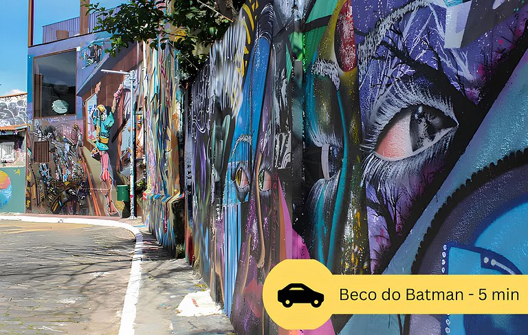 Estúdio moderno e charmoso em Pinheiros