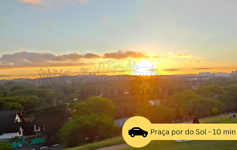 Estúdio moderno e charmoso em Pinheiros