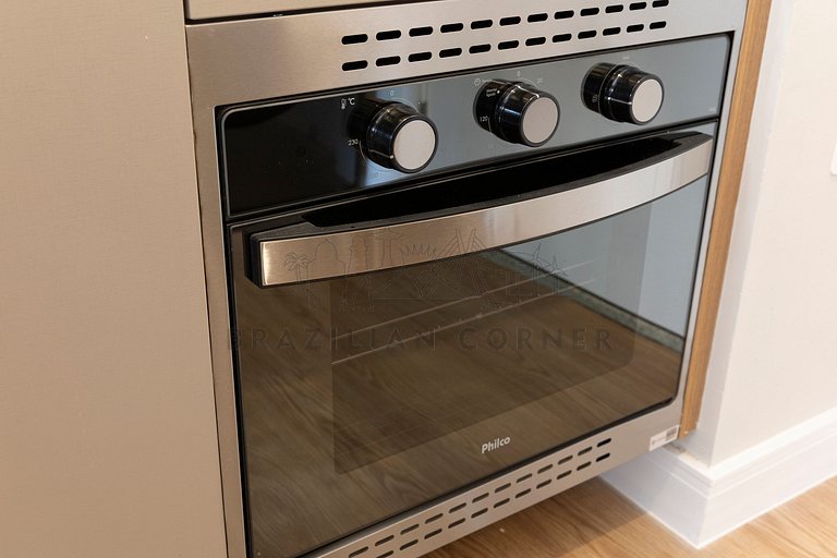 Modern and high-tech with A/C, pool, and gym