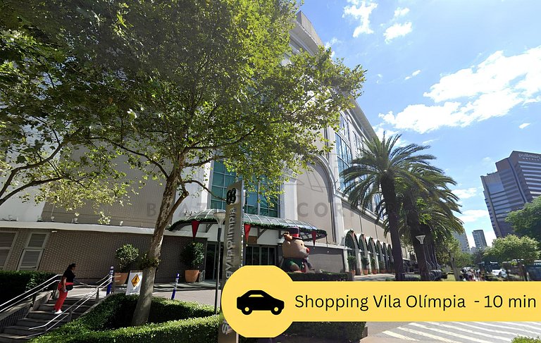 Moderno e tecnológico c/ AC, piscina e academia