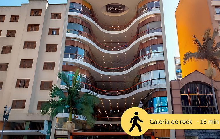 Estúdio charmoso com ótima localização