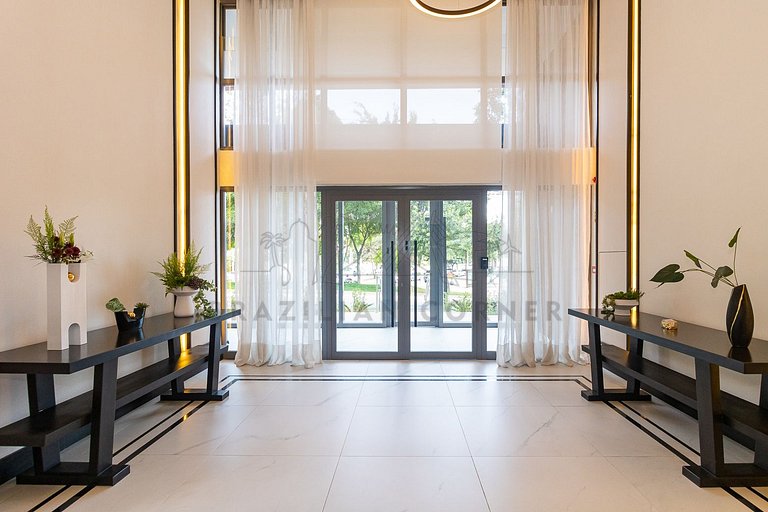 Modern in Vila Mariana with AC and Queen Bed