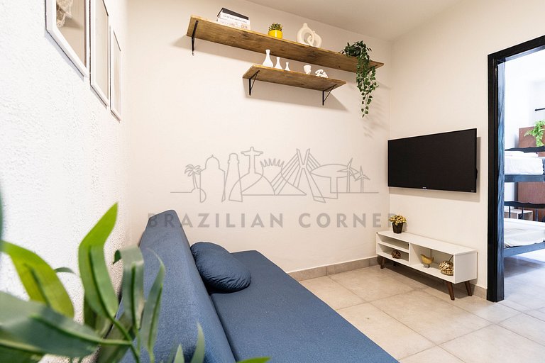 Well located and Cozy with 2 rooms