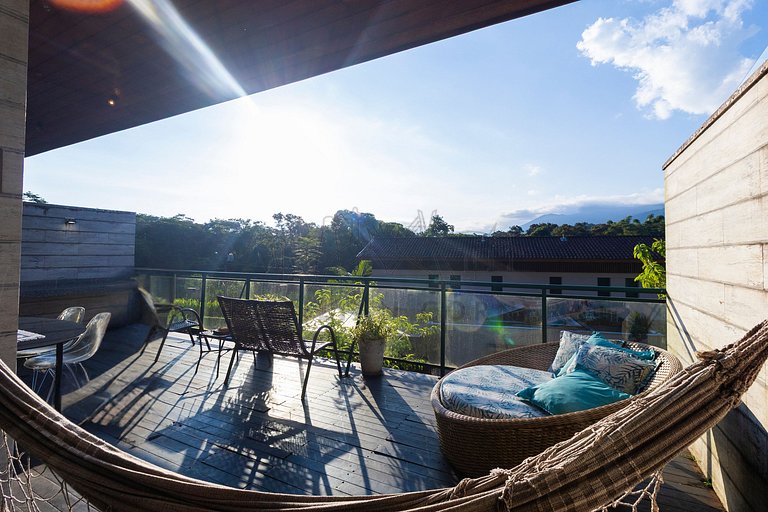 4 Quartos com piscina e AC na Praia do Una