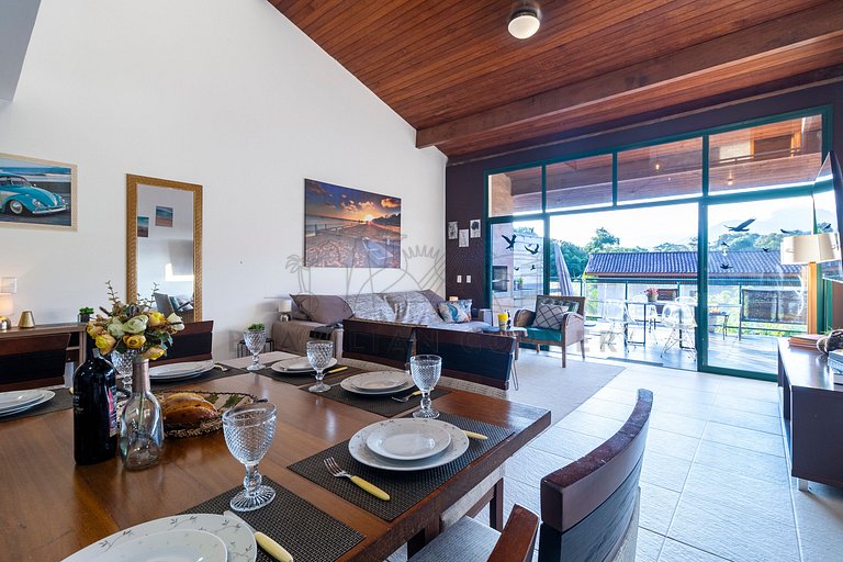 4 Bedrooms with Pool and AC at Praia do Una