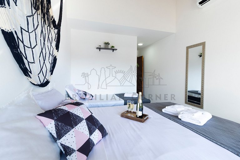 4 Bedrooms with Pool and AC at Praia do Una