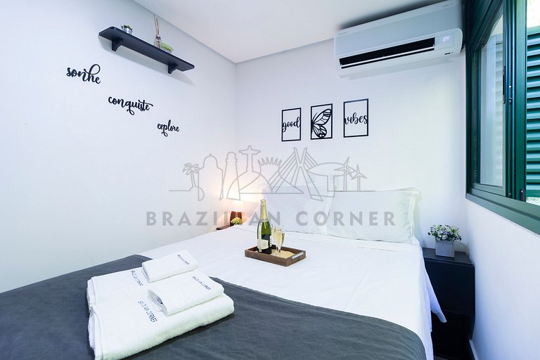 4 Quartos com piscina e AC na Praia do Una