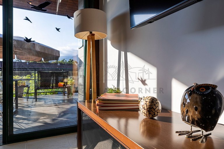 4 Quartos com piscina e AC na Praia do Una