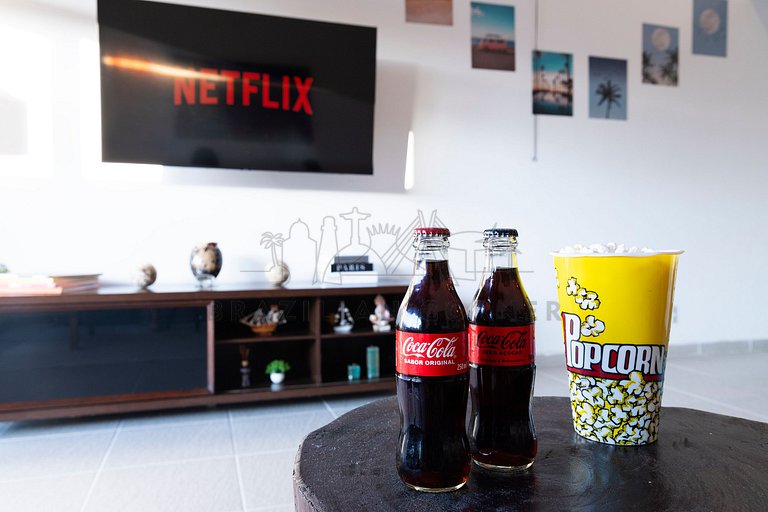 4 Quartos com piscina e AC na Praia do Una